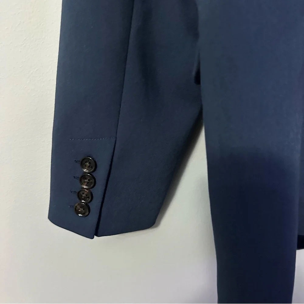 Abercrombie & Fitch Navy Blazer XL NWT Tailored Old Money Chic